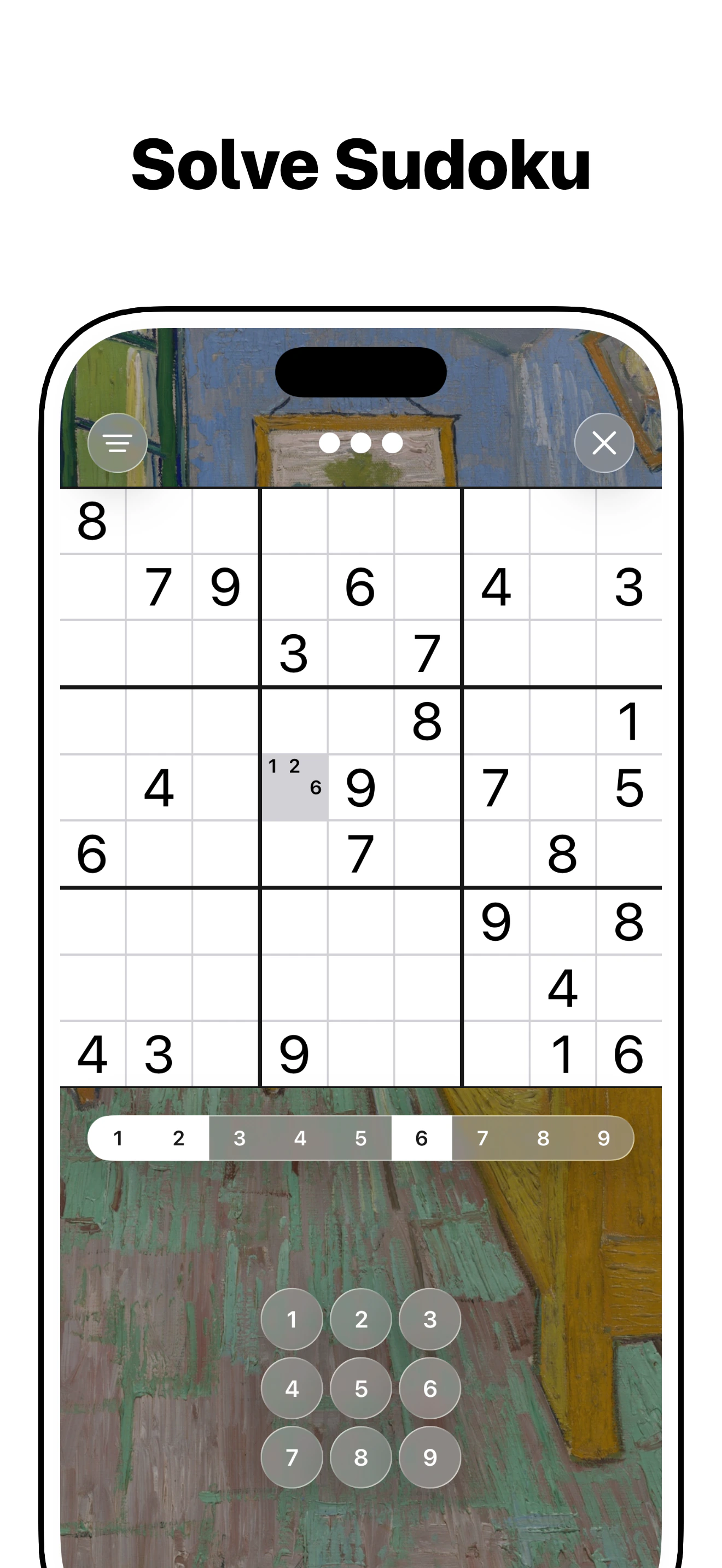 Sudoku Art: No Ads puzzle on iPhone